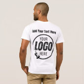 T-shirt Ajouter un logo professionnel Photo Image Articles (Dos entier)