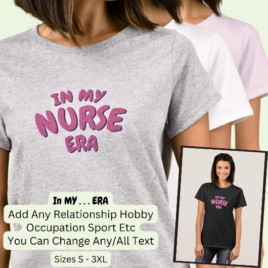 T-shirt Ajouter un mot dans mon ère ADOLESCENTE personnali