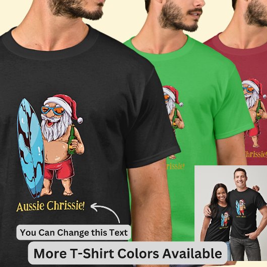 T-shirt Ajouter un nom Changer de texte - Aussie Chrissie 