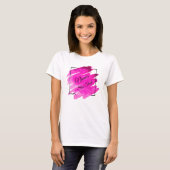 T-shirt Ajouter un nom Modifier le texte Elle Shop Mauve B (Devant entier)