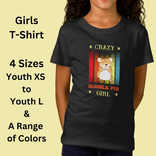 T-Shirt Ajouter un nom Modifier le texte Fou Guinée Pig Gi