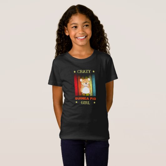 T-Shirt Ajouter un nom Modifier le texte Fou Guinée Pig Gi (Devant entier)