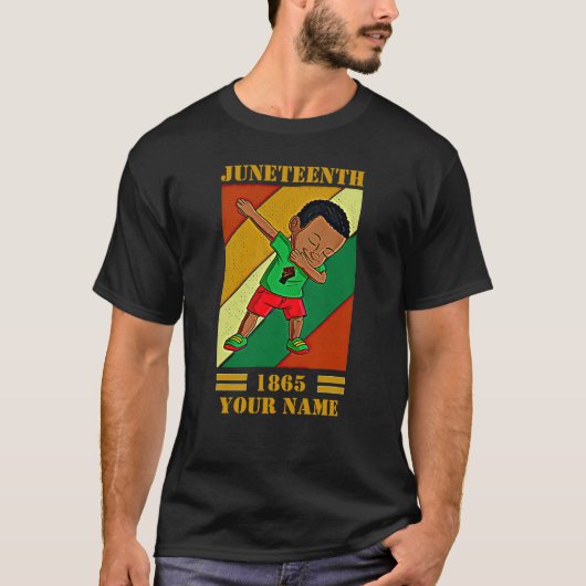 T-shirt Ajouter un nom Modifier le texte Junetdix Kid Dabb (Devant)