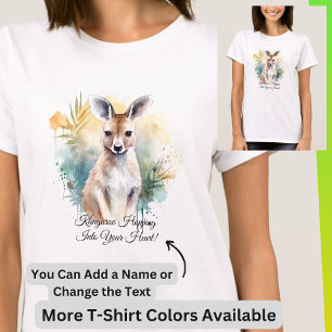 T-shirt Ajouter un nom Modifier le texte - Kangaroo Waterc