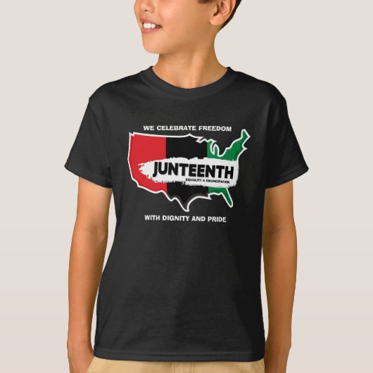T-shirt Ajouter un nom Modifier le texte USA Carte Junette (Devant)
