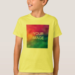 T-shirt Ajouter un texte de photo Nom Garçons Devant Impri