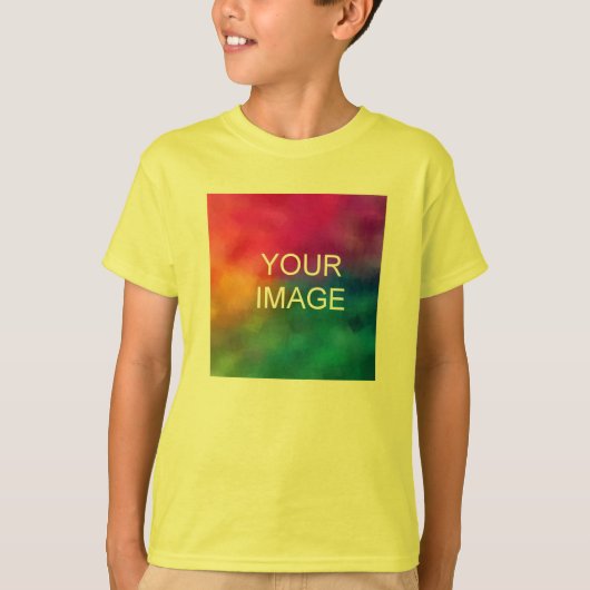 T-shirt Ajouter un texte de photo Nom Garçons Devant Impri (Devant)