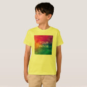 T-shirt Ajouter un texte de photo Nom Garçons Devant Impri (Devant entier)