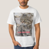 T-shirt Ajouter une photo et un texte modifiable (Devant)