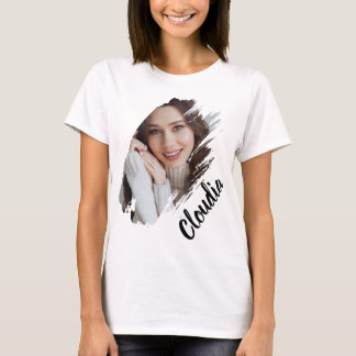 T-shirt Ajouter une photo et un texte personnalisés