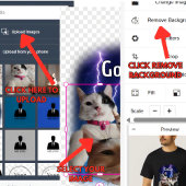 T-SHIRT AJOUTER VOTRE CHAT ANIMAUX PERSONNALISÉS