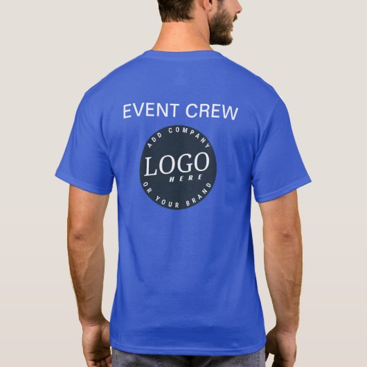 T-shirt Ajouter votre entreprise Logo Adresse du site Web  (Dos)