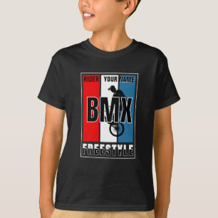 T-shirt Ajouter Votre Nom BMX Freestyle Rider