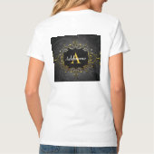 T-shirt Ajouter votre nom et votre initiale (Dos)
