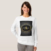 T-shirt Ajouter votre nom et votre initiale (Devant entier)