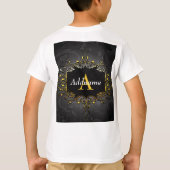 T-shirt Ajouter votre nom et votre initiale (Dos)