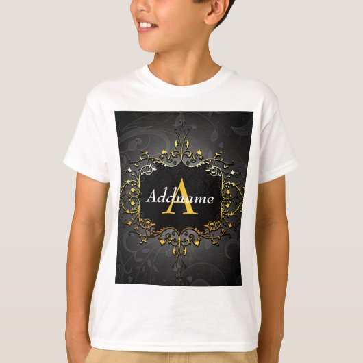T-shirt Ajouter votre nom et votre initiale (Devant)