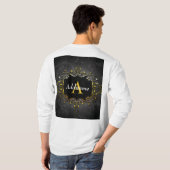 T-shirt Ajouter votre nom et votre initiale (Dos entier)