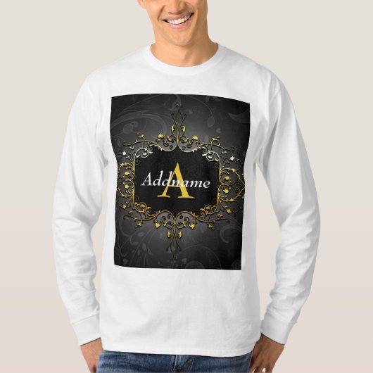 T-shirt Ajouter votre nom et votre initiale (Devant)