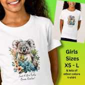 T-Shirt Ajouter Votre Nom Texte, Juste une fille qui aime 