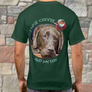 T-shirt Ajouter votre photo de chien et le texte personnal