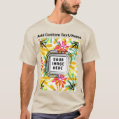 T-shirt Ajouter Votre Propre Image Image Image Texte Ici P (Devant)