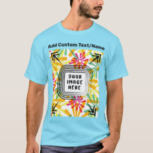 T-shirt Ajouter Votre Propre Image Image Image Texte Ici P