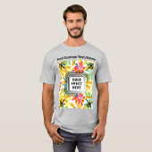 T-shirt Ajouter Votre Propre Image Image Image Texte Ici P (Devant entier)