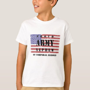 T-shirt Ajoutez votre chemise fière nommée de neveu