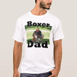 T-shirt AJOUTEZ VOTRE PAPA de boxeur de PHOTO