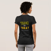 T-Shirt ajusté : HALLOWEEN Friandise #7 (Dos entier)