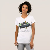 T-shirt ajusté pour femmes avec impression humoris (Devant entier)