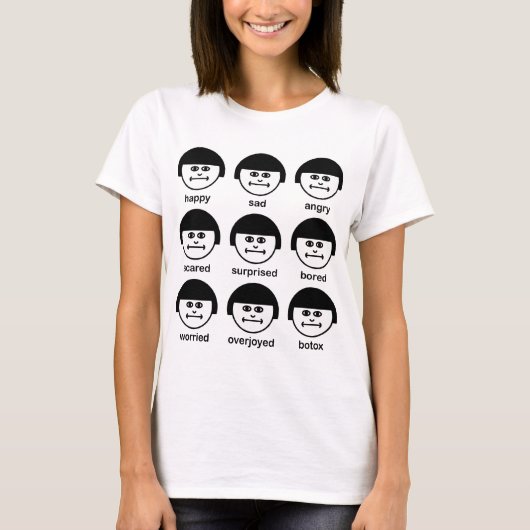 T-shirt ajusté pour femmes Botox (Devant)