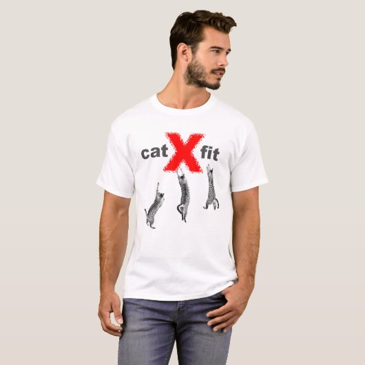 T-shirt Ajustement de chat (Devant entier)