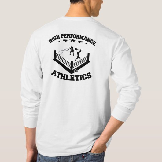 T-shirt Ajustement sec T de longue douille (Dos)