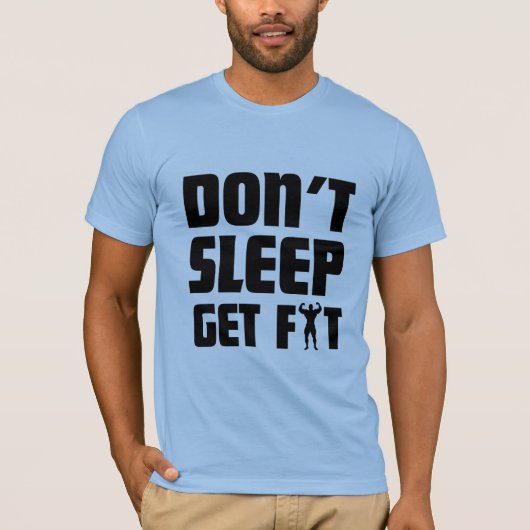 T-shirt Ajustez, ne dormez pas (Devant)