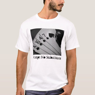 T-shirt AK47_cards, n'acceptent aucun substitut