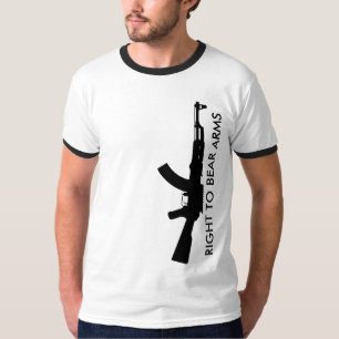 T-shirt ak47 : droit de porter des armes