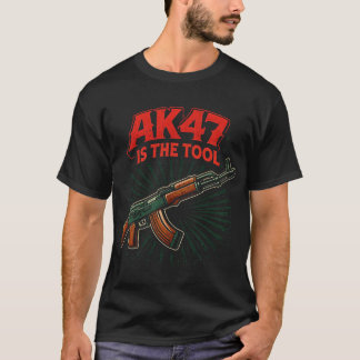 T-shirt AK47 is the Tool | Tactical Rifle Graphic Design