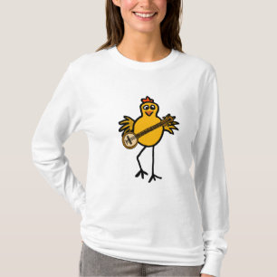 T-shirt AK- banjo jouant la chemise de poulet