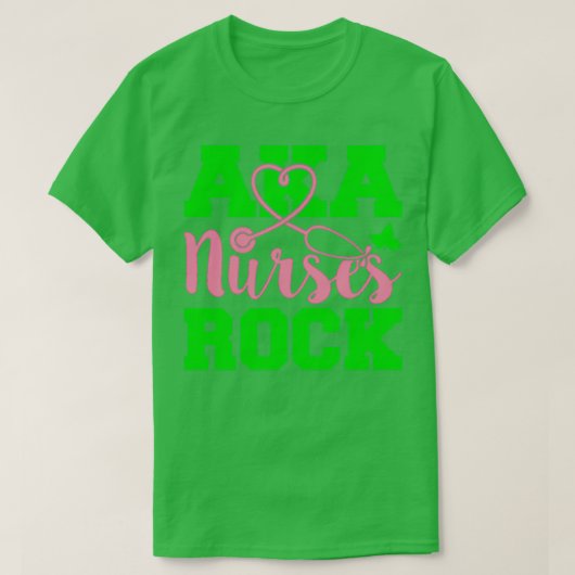 T-shirt AKA Nurses Rock AKA Jolie infirmière (Design devant)