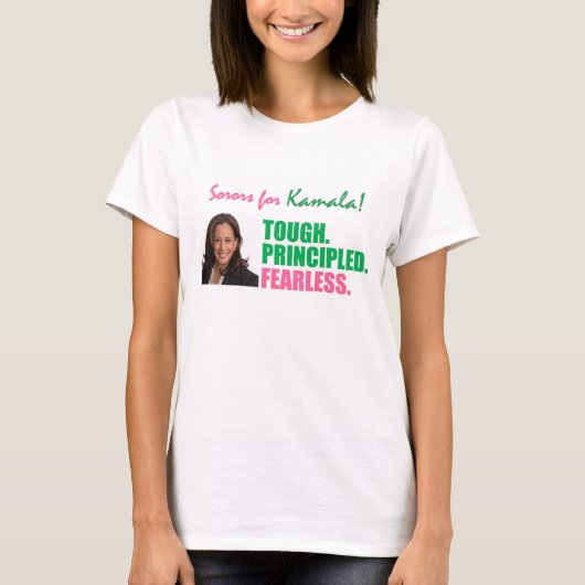 T-shirt AKA Sorors pour Kamala 2020 w/Photo (Devant)