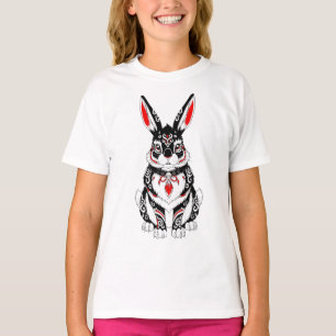 T-shirt Akai Yokai Rabbit – Japanese Spirit Guardian in B