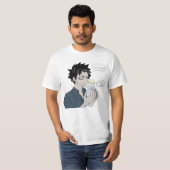 T-shirt Akira Fudo Anime Devilman cite des citations (Devant entier)