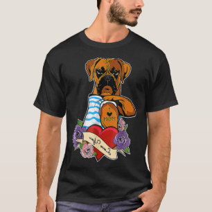 T-shirt Akiras FudoWomens I Love Mom Tattoo Fête des mères