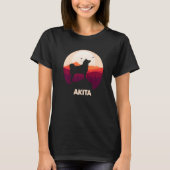 T-shirt Akita and Moon Halloween 1 (Devant)