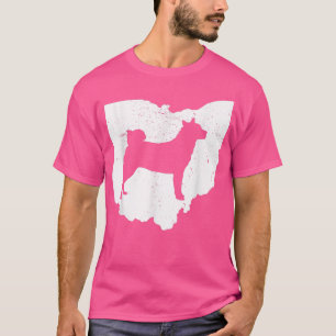 T-shirt Akita chien propriétaire animal amoureux de l'ohio