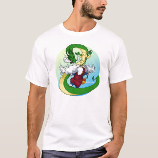 T-shirt Akita et dragon