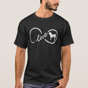 T-shirt Akita Femmes Ados Filles Enfants Un Amour Animal C