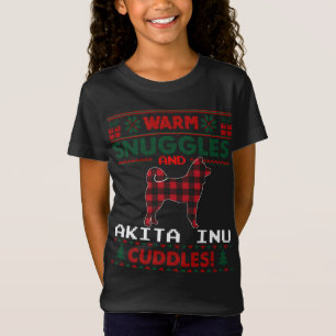 T-Shirt Akita Inu Dog Christmas Pajama Ugly Christmas Swea